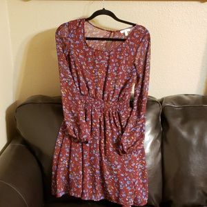 Junior's Maroon Dress